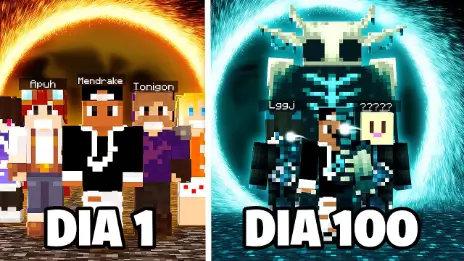 EU PASSEI 100 DIAS NAS SÉRIES DE MINECRAFT - O FILME